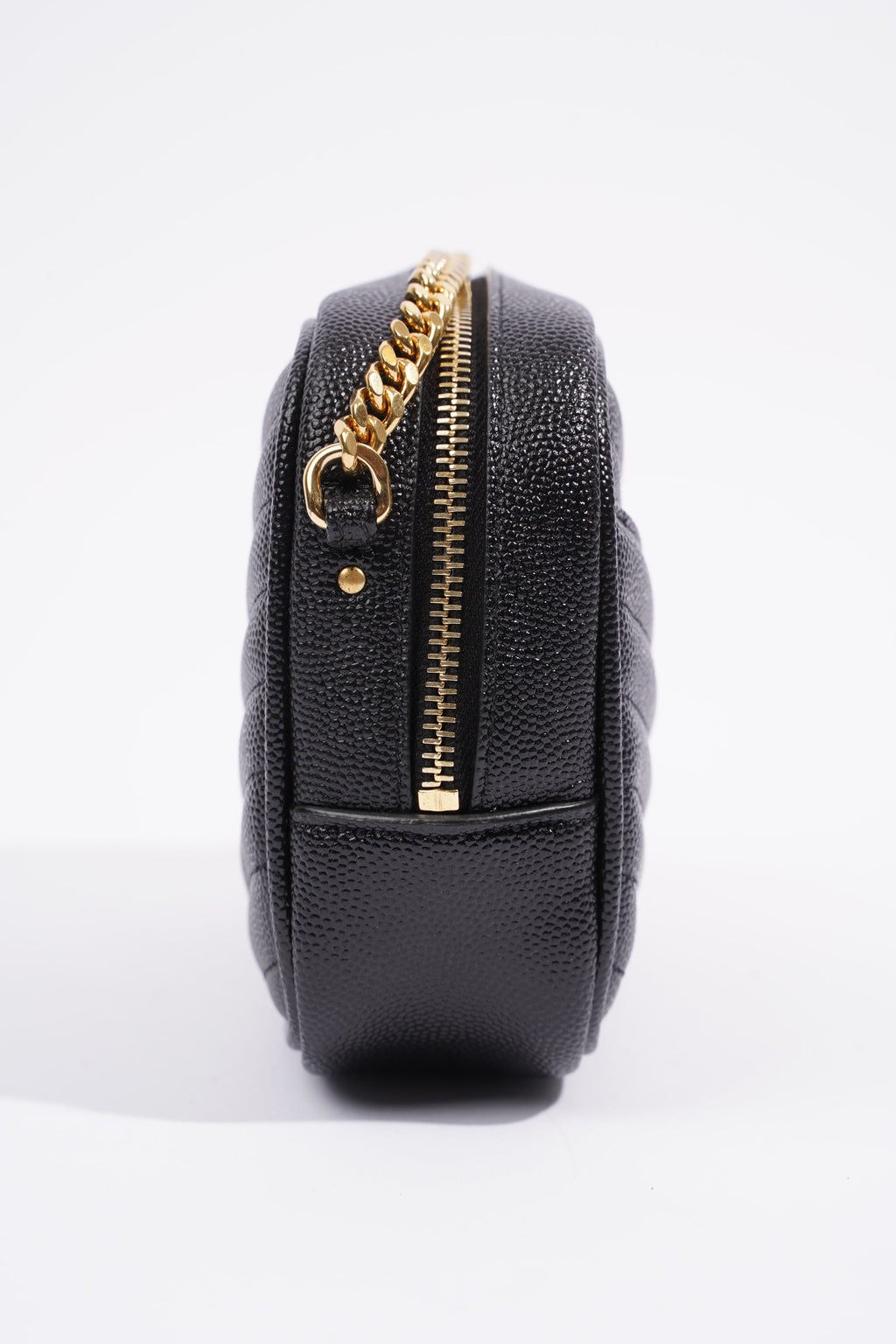 Saint Laurent Lou Mini Camera Bag Black Leather