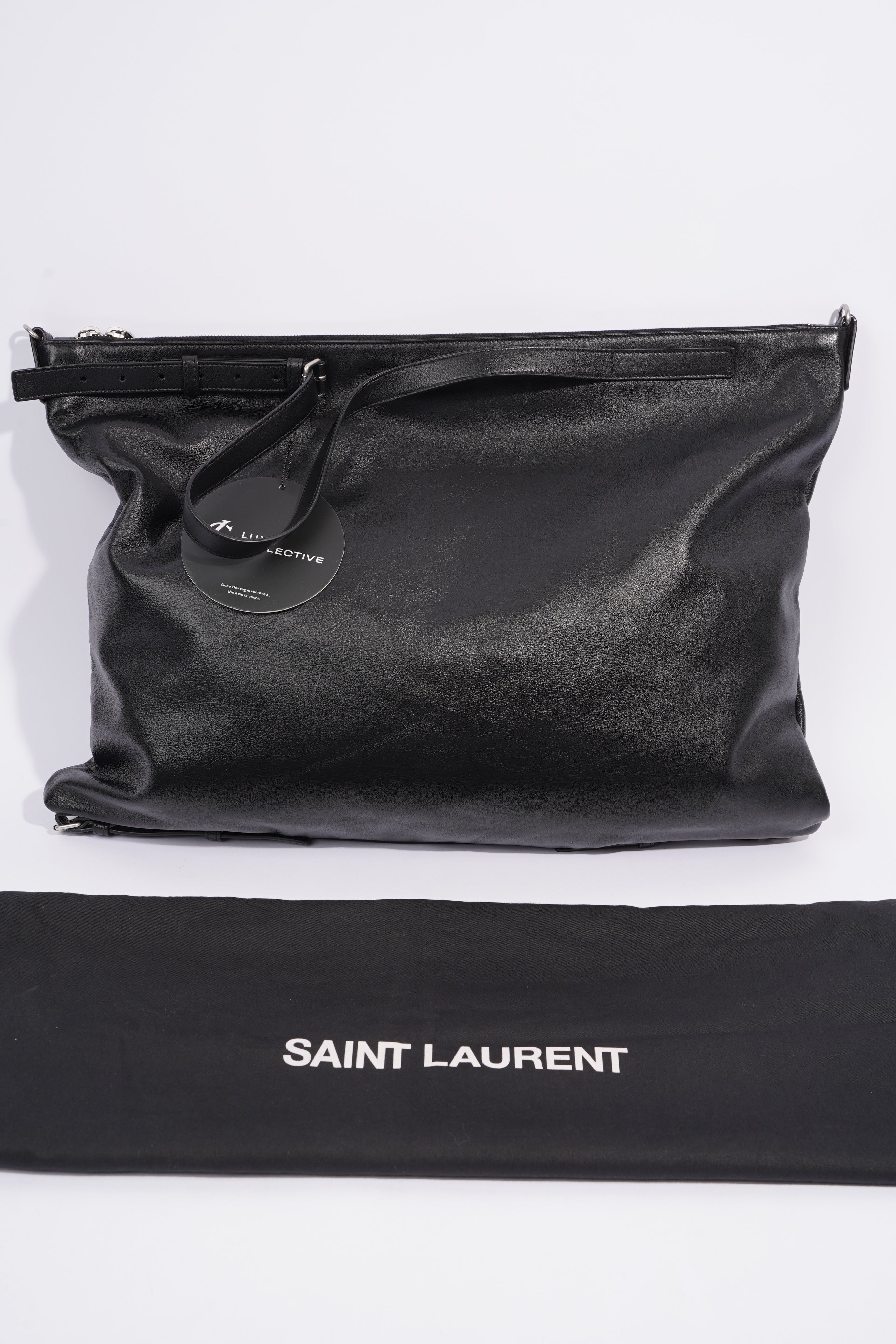 Saint Laurent Travel Bag Black Leather