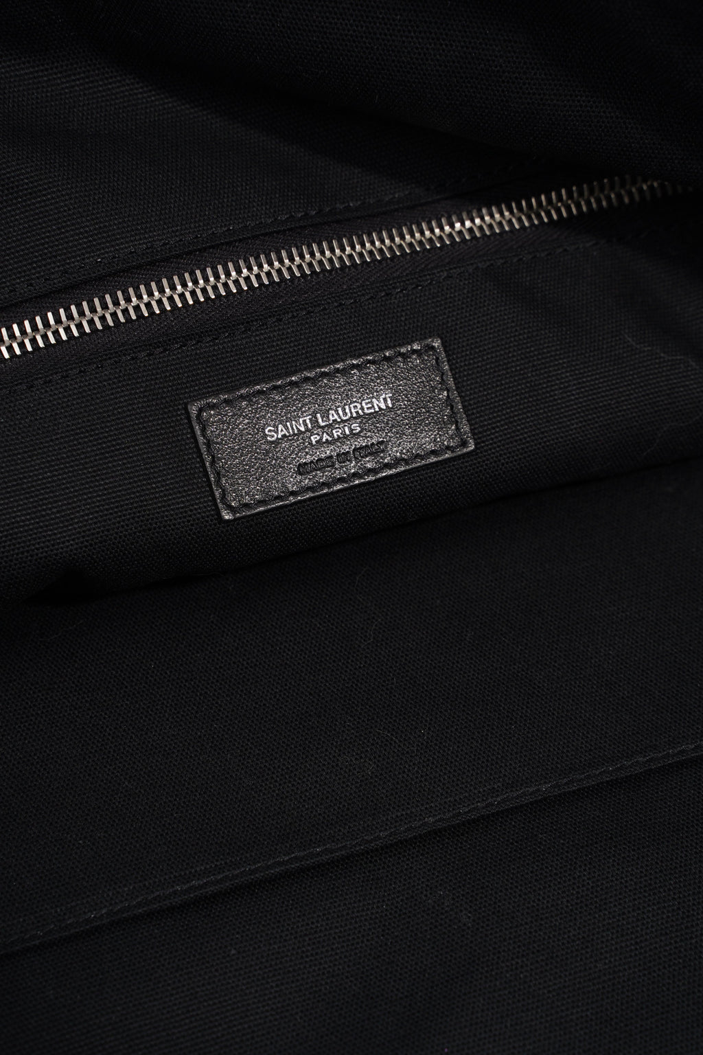 Saint Laurent Travel Bag Black Leather