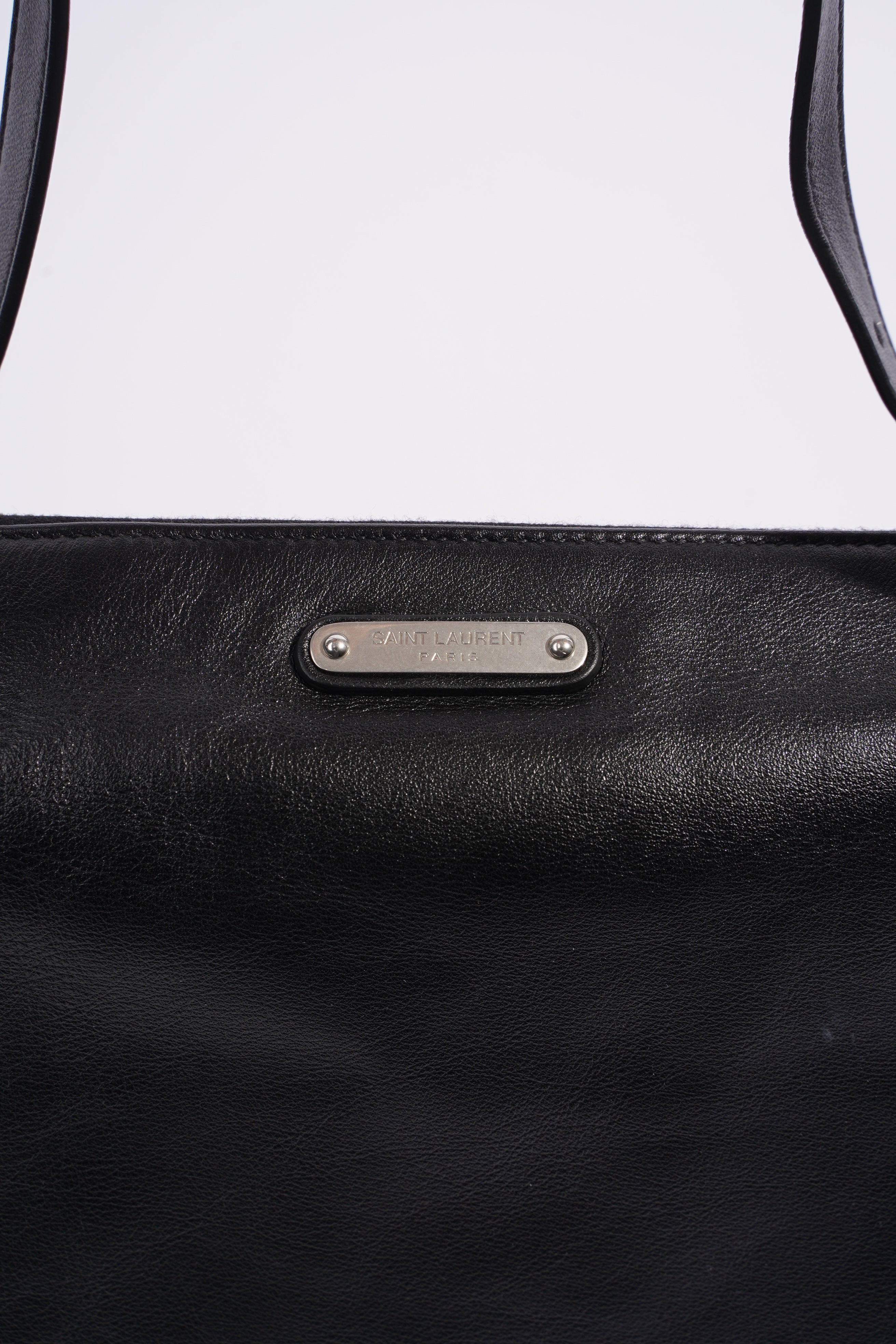 Saint Laurent Travel Bag Black Leather