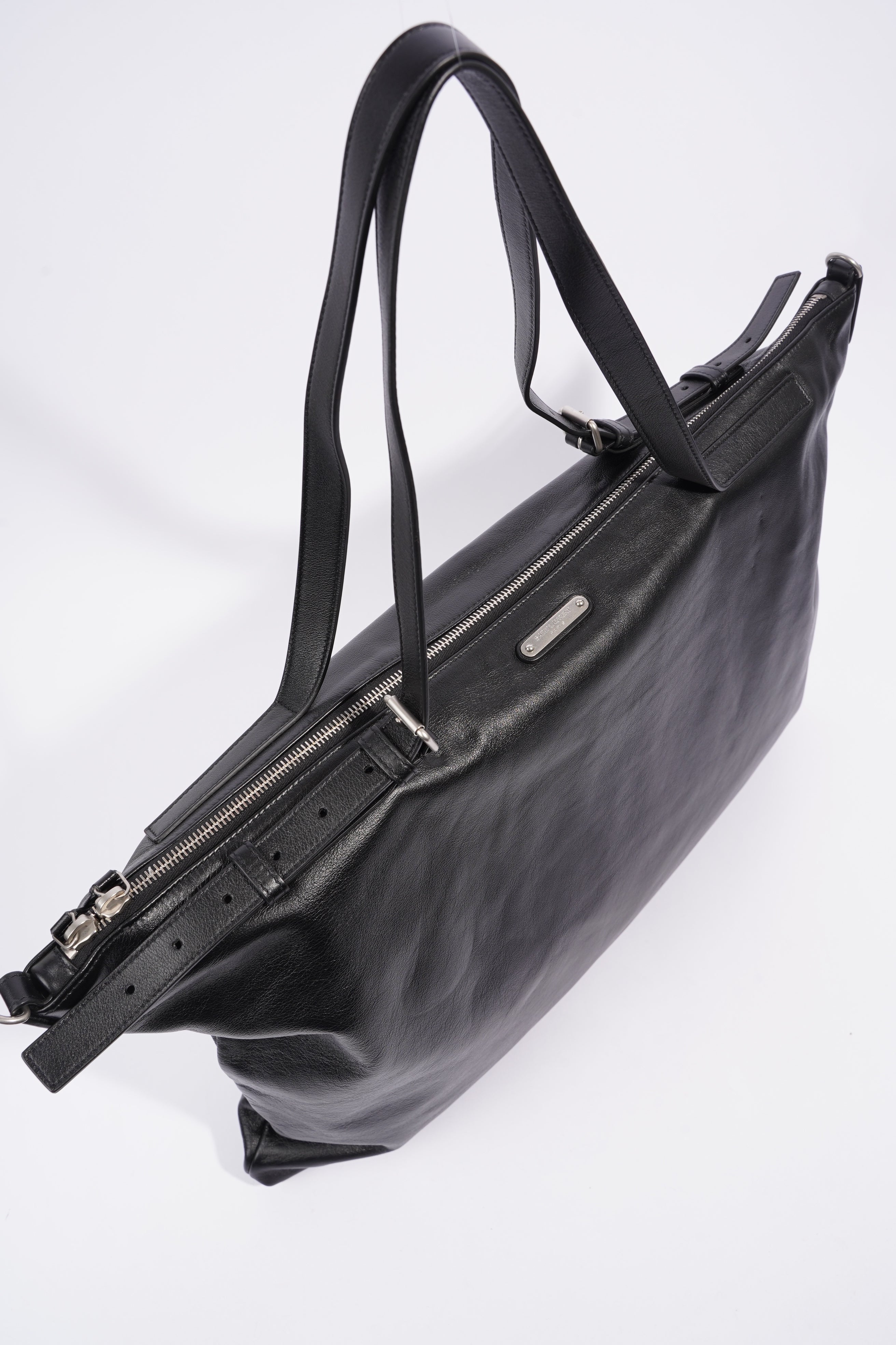 Saint Laurent Travel Bag Black Leather