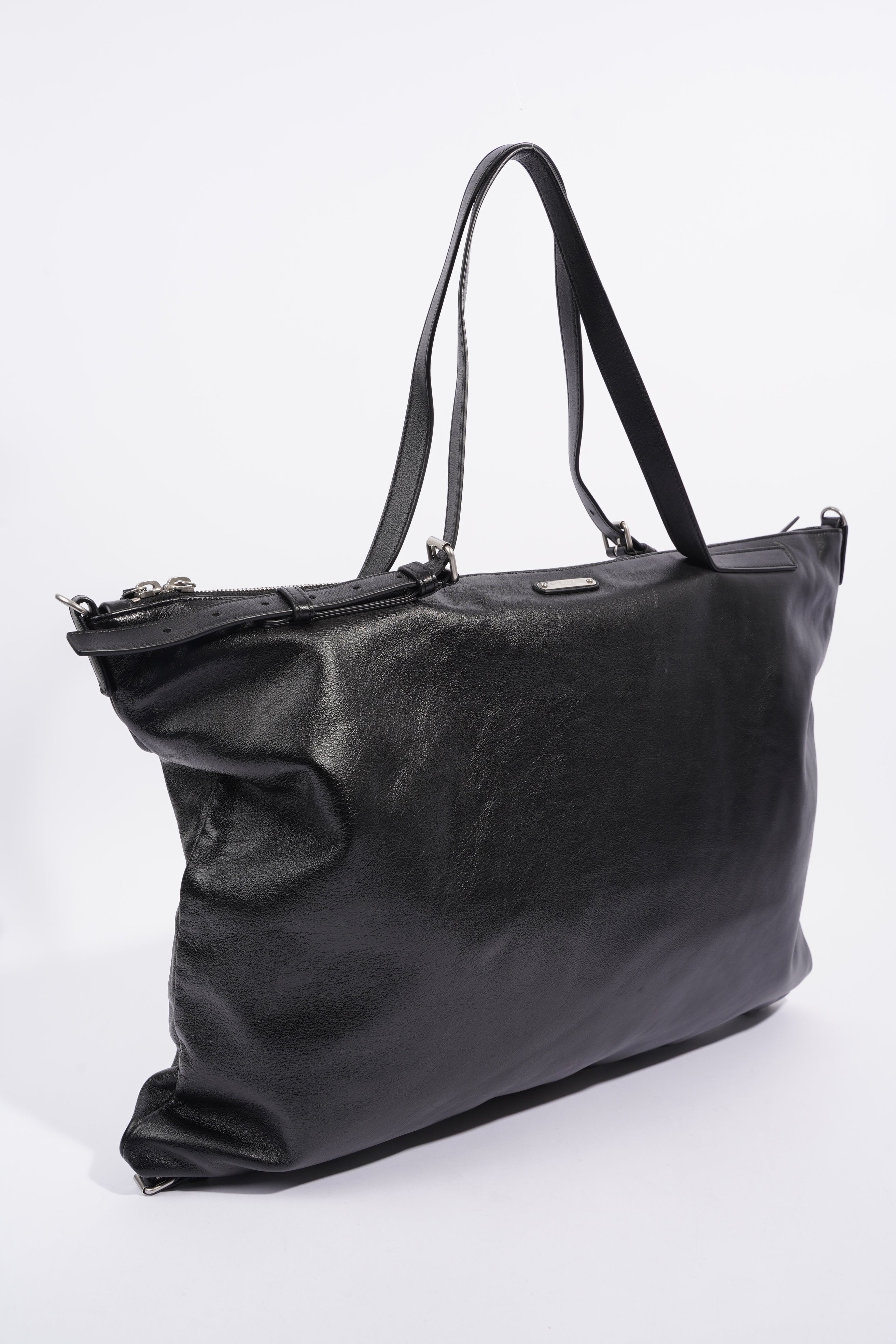 Saint Laurent Travel Bag Black Leather