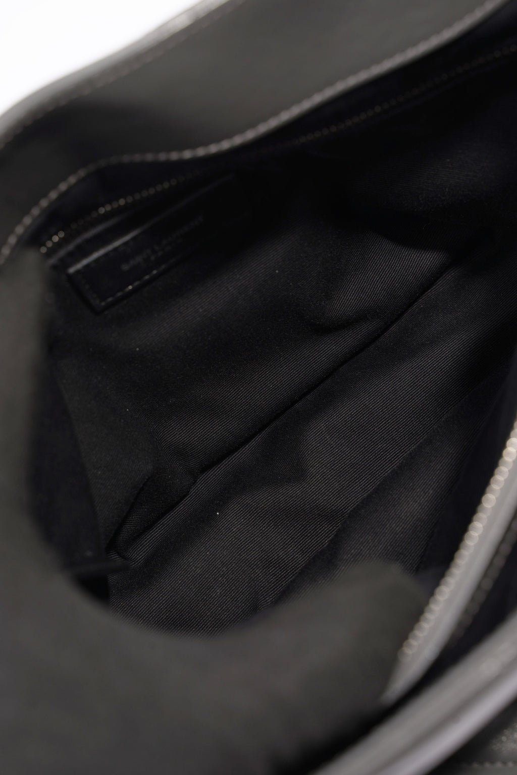 Saint Laurent Lou Lou Grey Leather Medium