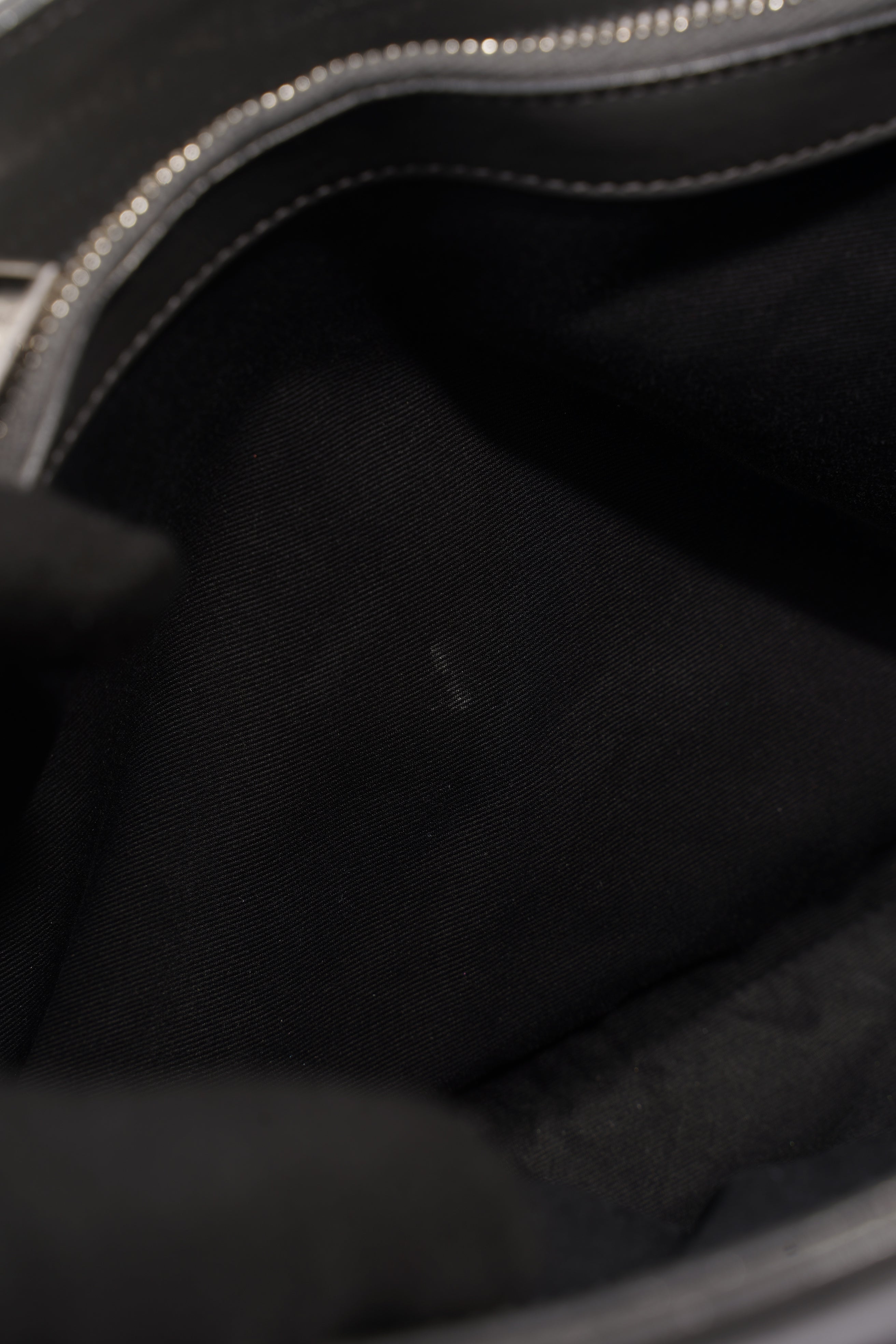 Saint Laurent Lou Lou Grey Leather Medium