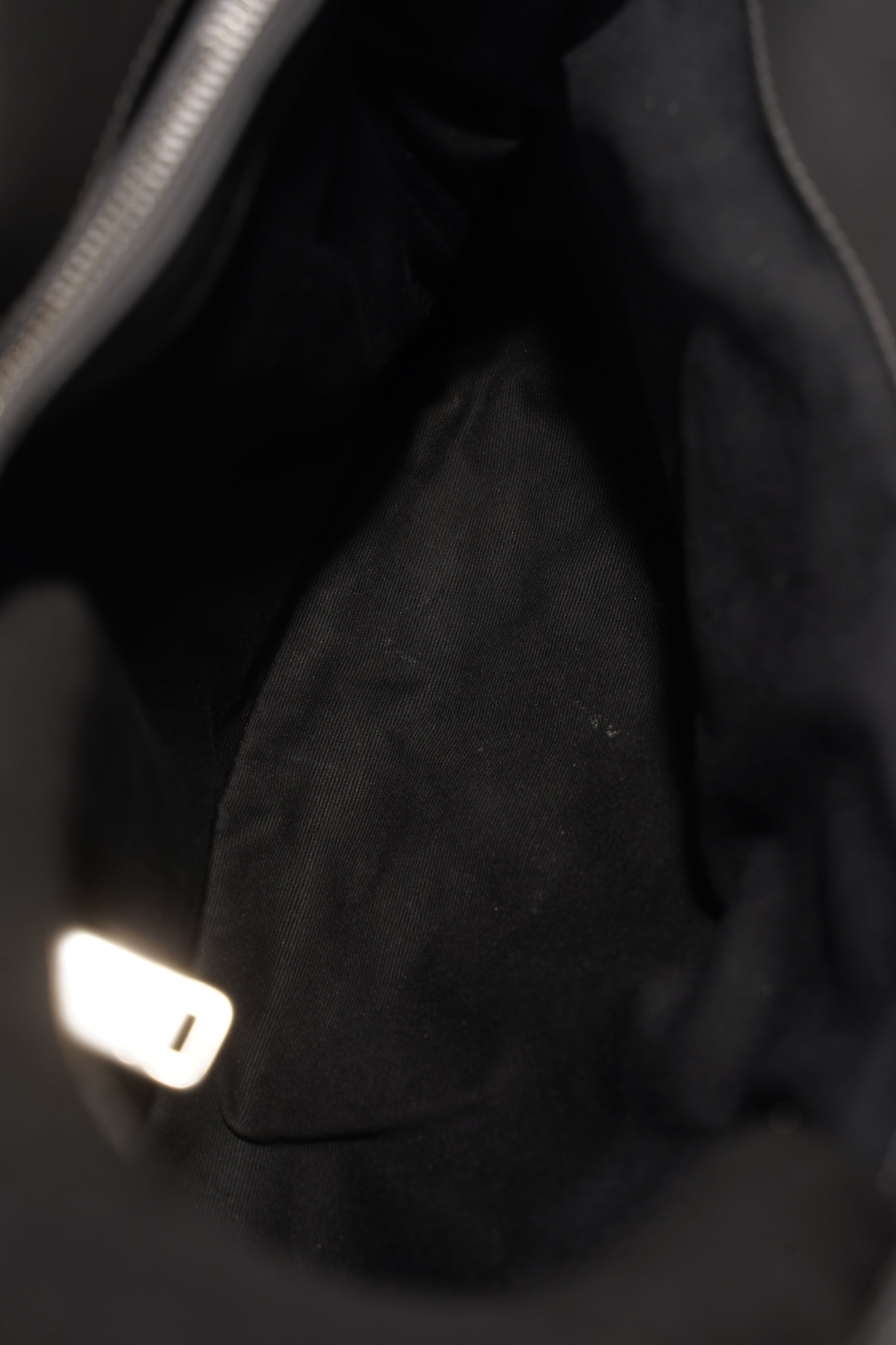 Saint Laurent Lou Lou Grey Leather Medium