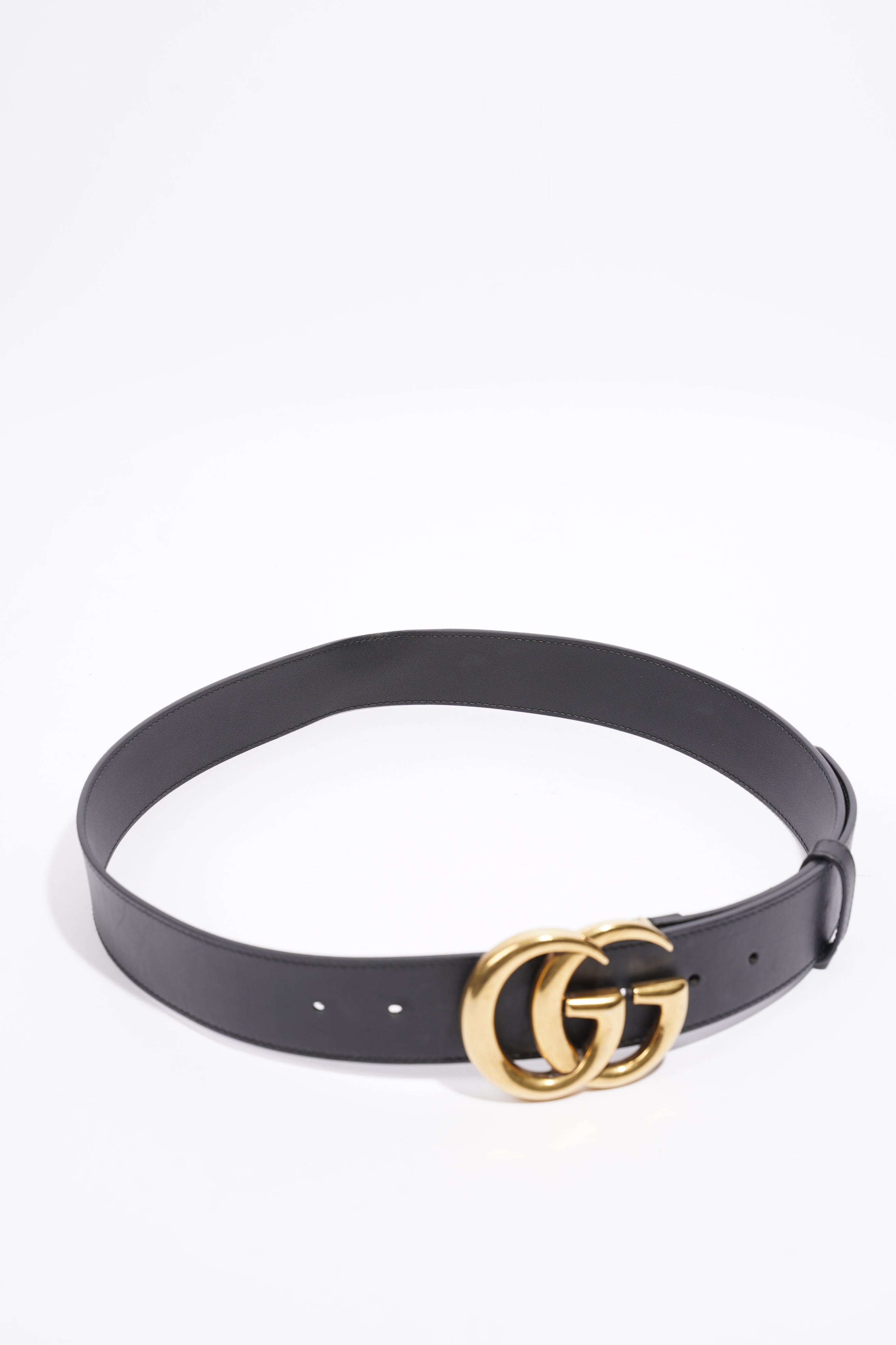 Gucci GG Marmont Belt Beige Leather 85cm 34''
