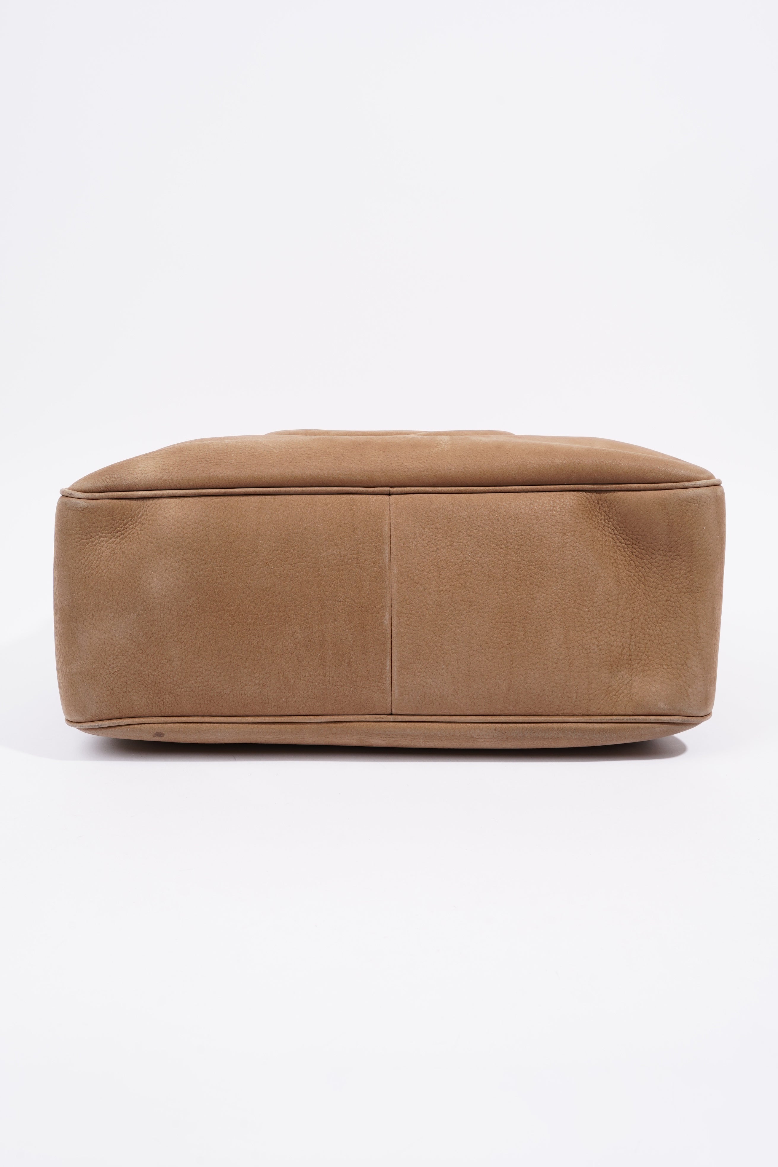 Gucci Soho Nubuck Chain Shoulder Bag Brown Suede