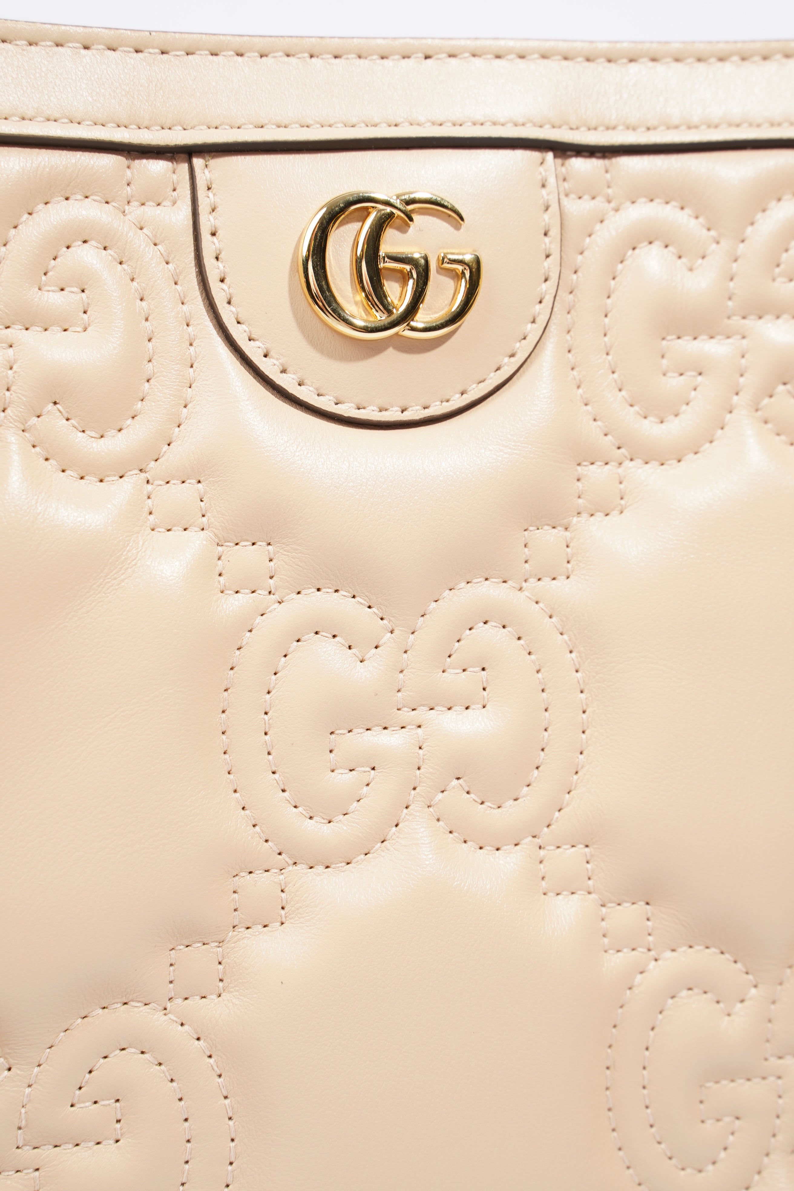 Gucci GG Medium Tote Nude Matelasse Leather