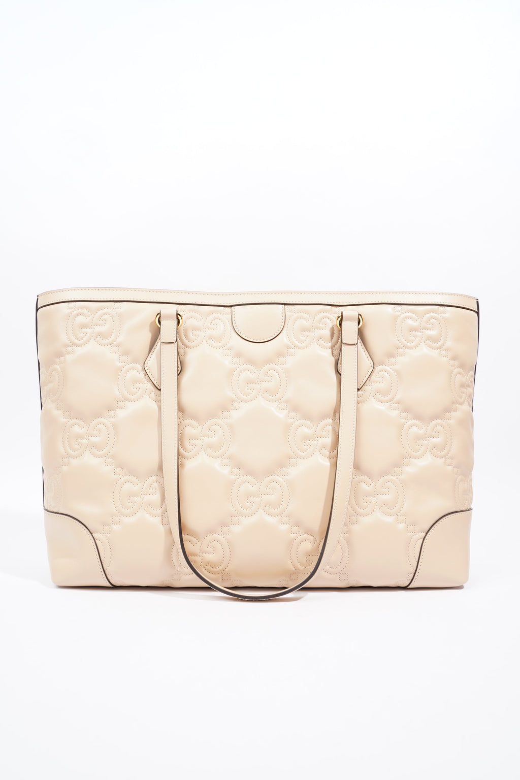 Gucci GG Medium Tote Nude Matelasse Leather