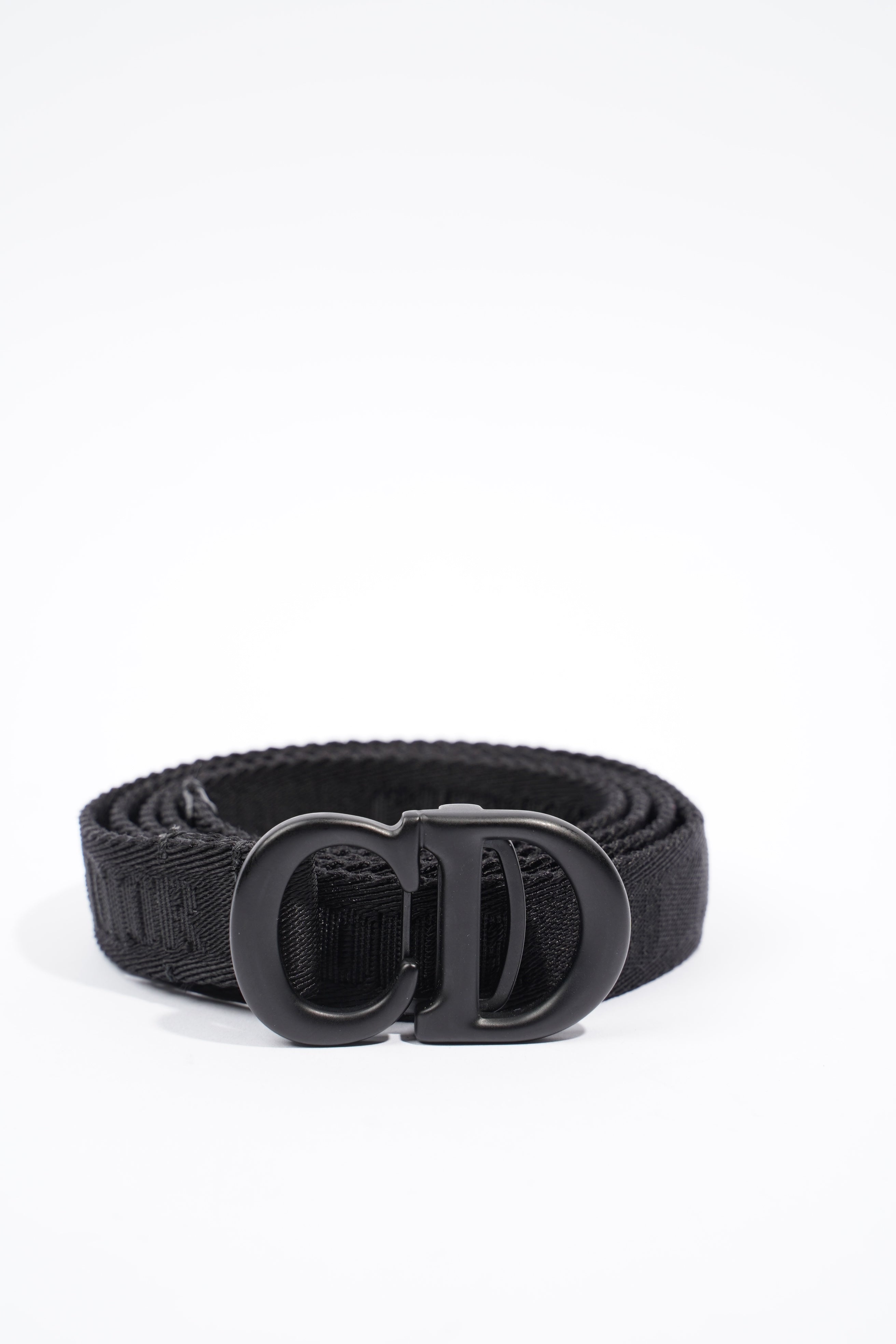 Christian Dior Ultra Matte Saddle Belt Bag Black Calfskin Leather