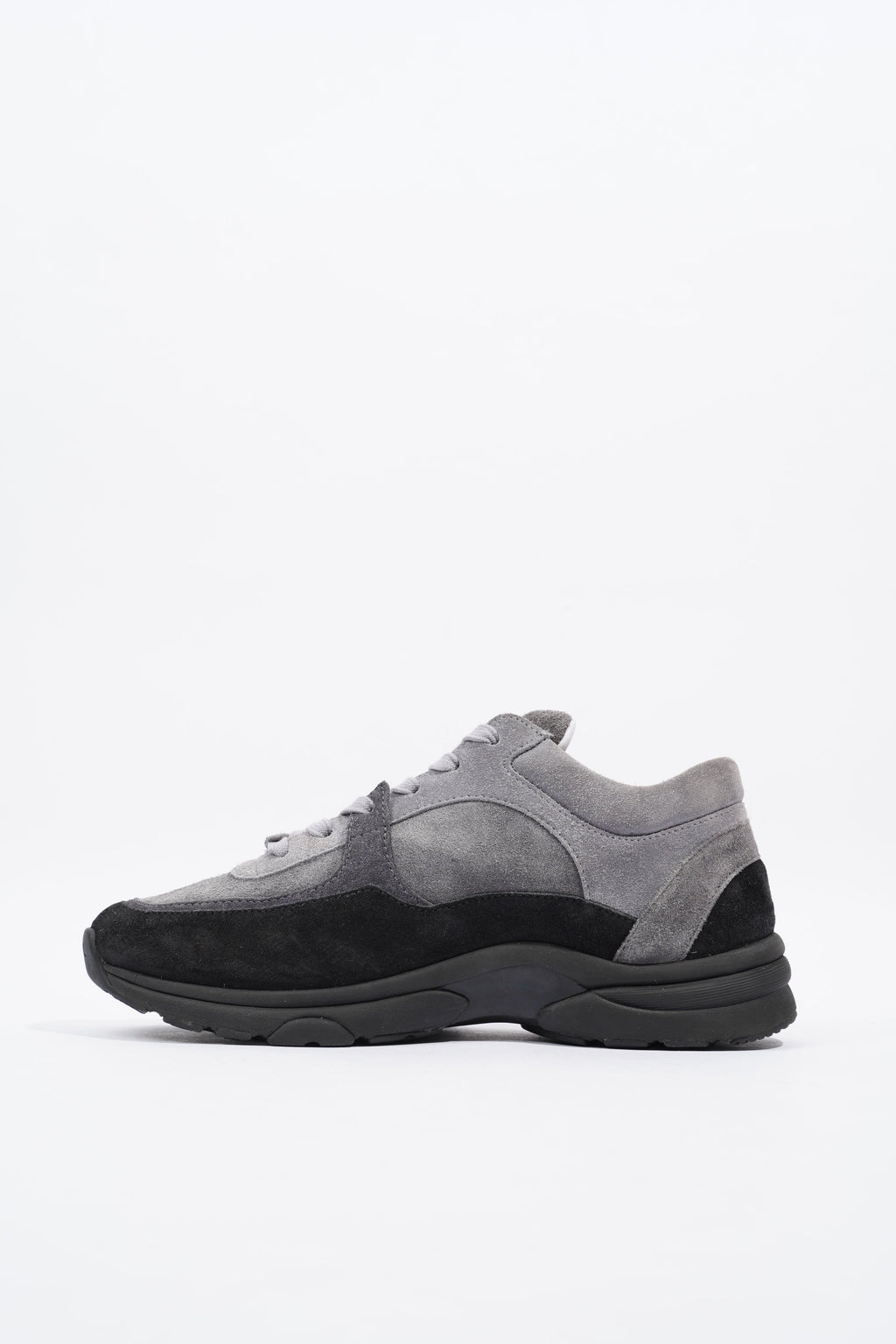 Chanel CC Runner Grey / Black Suede EU 38 UK 5
