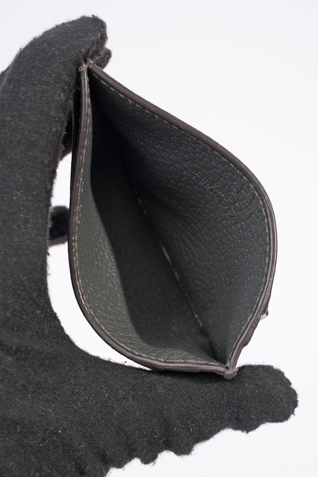 Gucci Ophidia GG Card Holder Grey / GG Supreme Coated Canvas