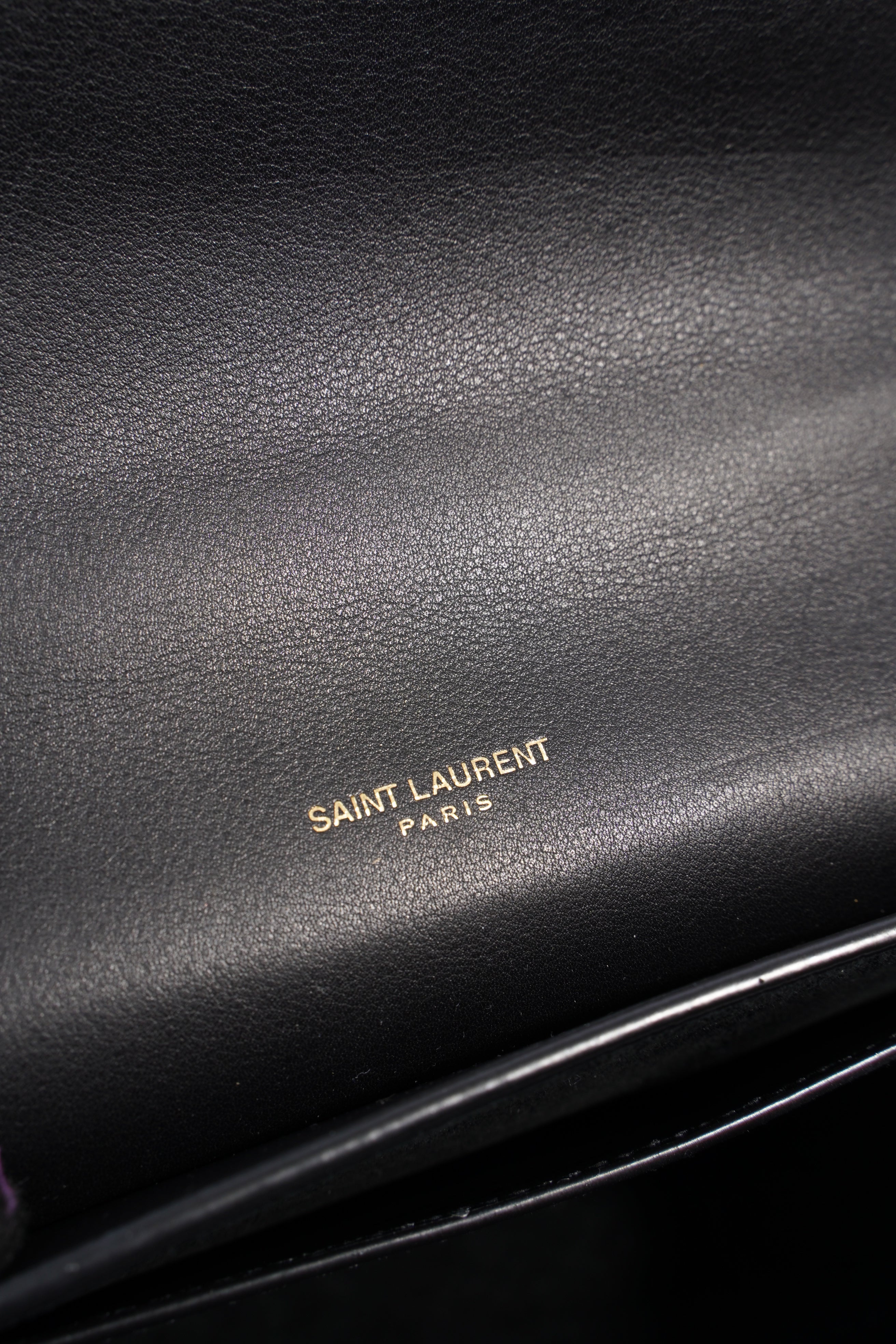 Saint Laurent KAIA Black Leather