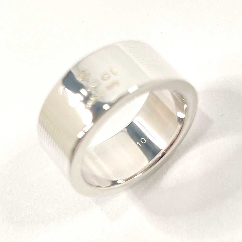 GUCCI Ring logo Silver925 #9(JP Size) Silver Women Used