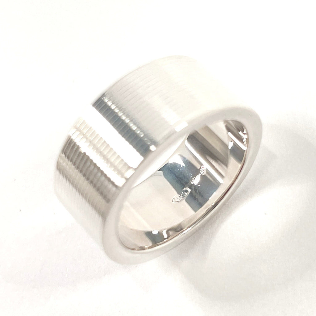 GUCCI Ring logo Silver925 #9(JP Size) Silver Women Used