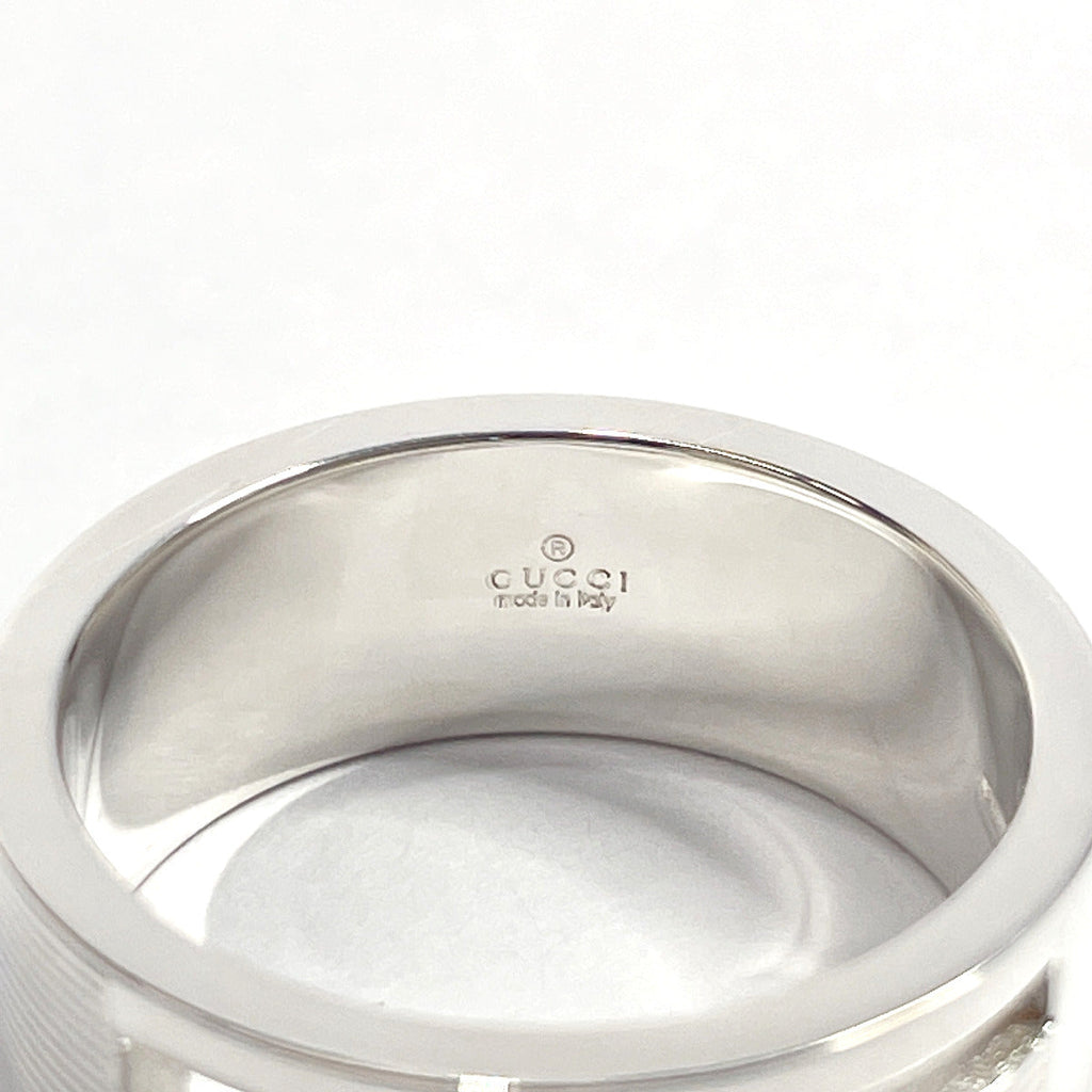 GUCCI Ring Branded Cutout G Silver925 #16(JP Size) Silver unisex Used