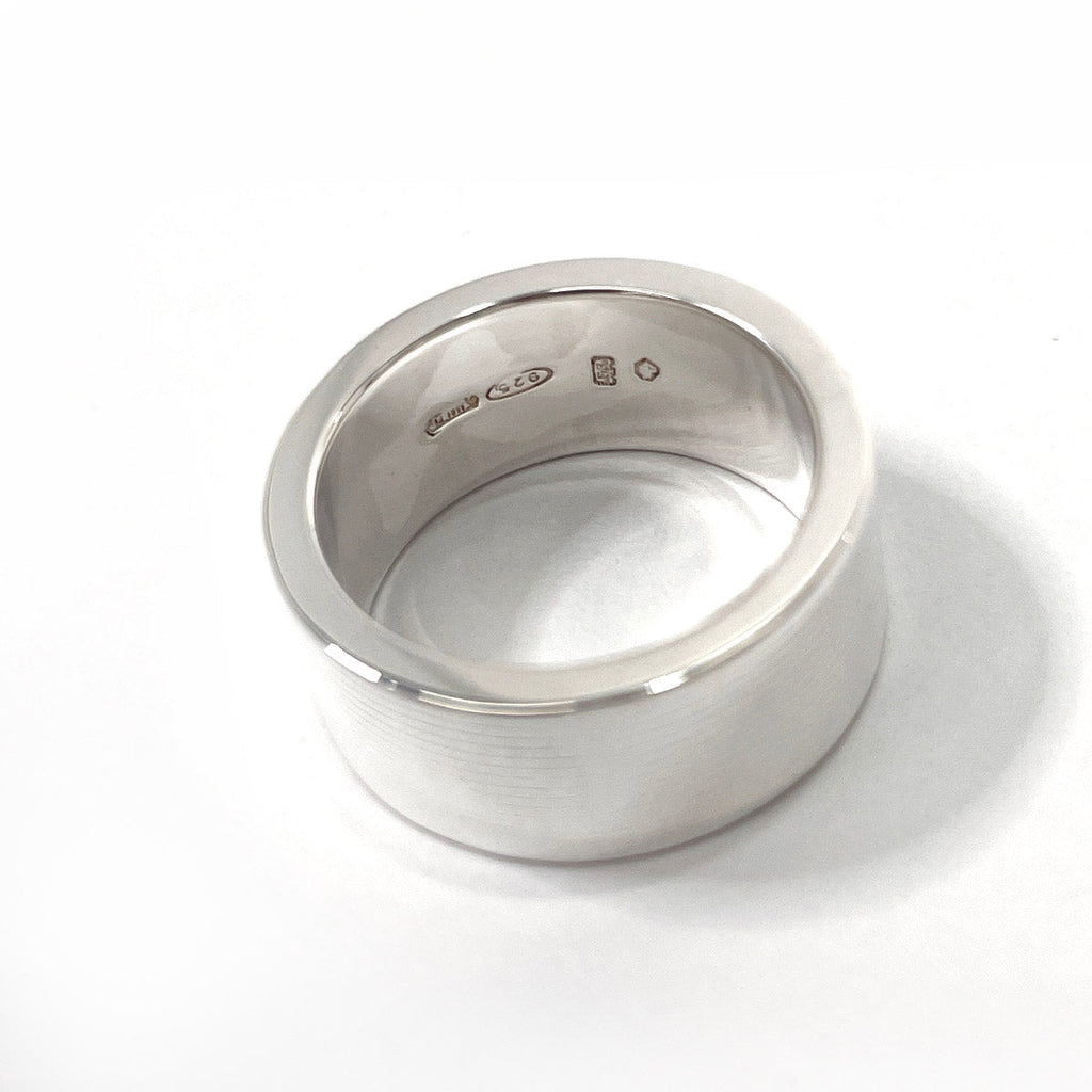 GUCCI Ring logo Silver925 #9(JP Size) Silver Women Used