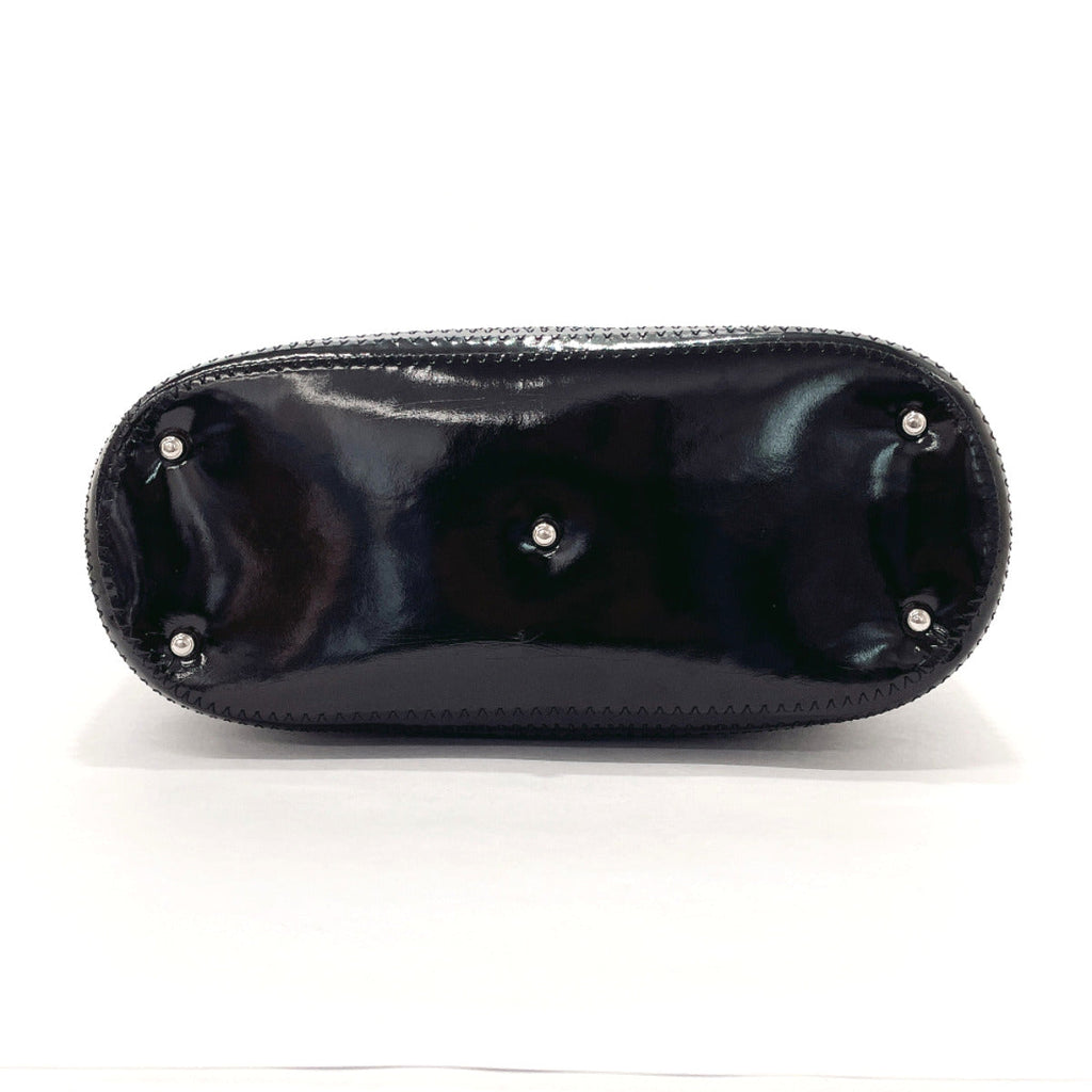 GUCCI Handbag 002 1817 Bamboo 2way Patent leather Black Women Used