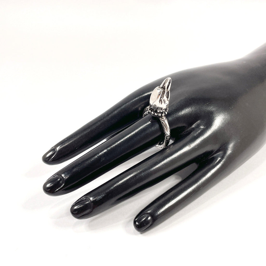 GUCCI Ring Eagle head Anger Forest Silver925 #15(JP Size) Silver mens Used