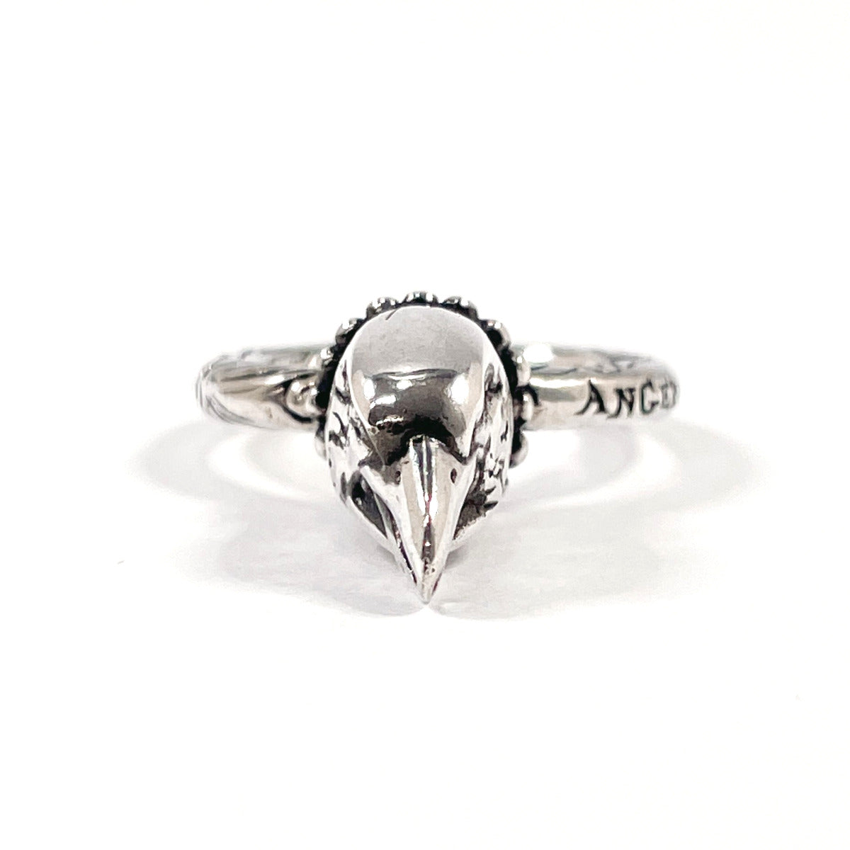 GUCCI Ring Eagle head Anger Forest Silver925 #15(JP Size) Silver mens Used
