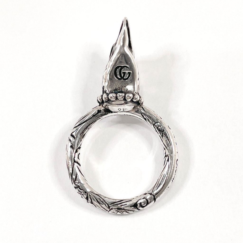 GUCCI Ring Eagle head Anger Forest Silver925 #15(JP Size) Silver mens Used