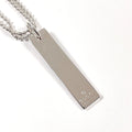 GUCCI Necklace plate Double ball Chain Silver925 Silver unisex Used