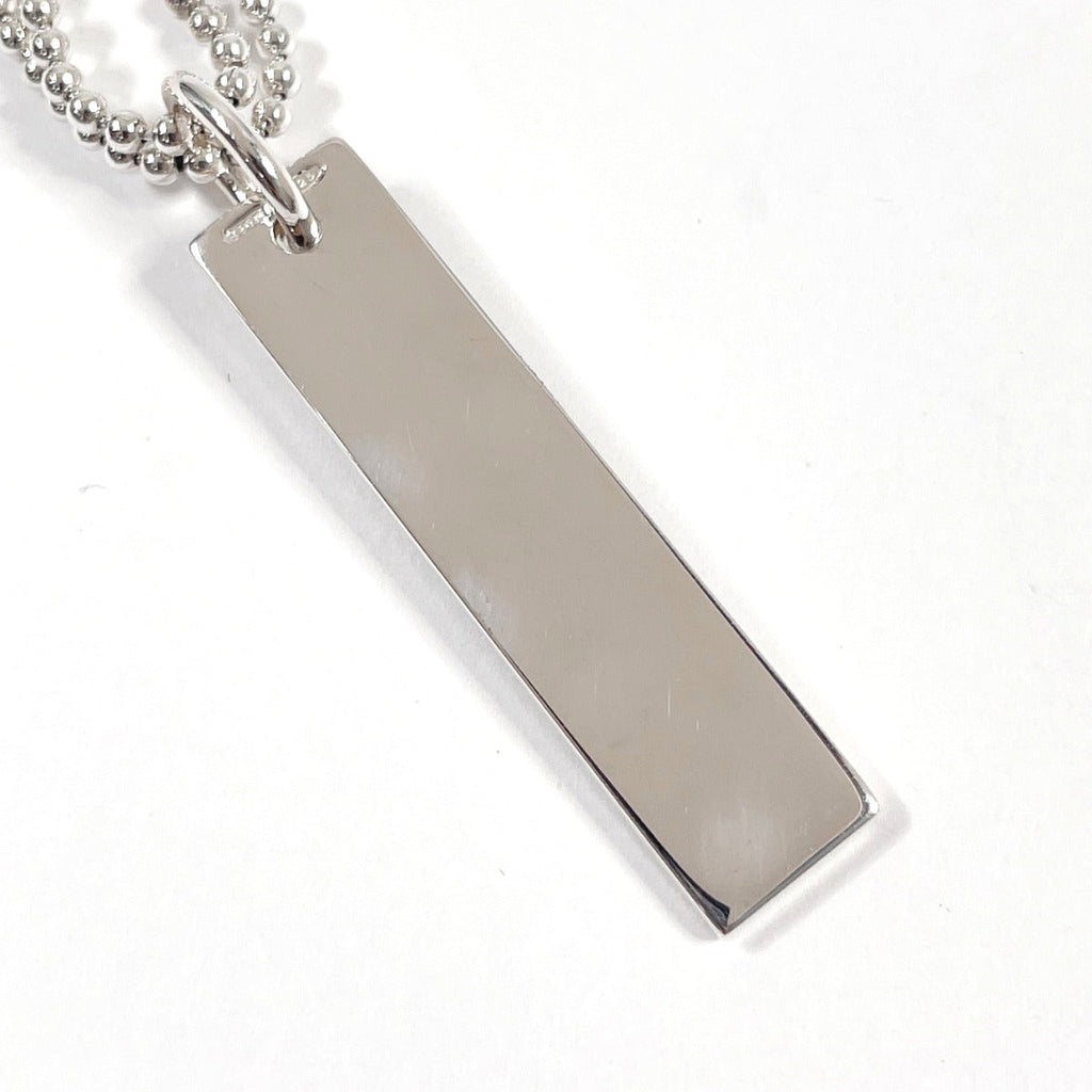 GUCCI Necklace plate Double ball Chain Silver925 Silver unisex Used