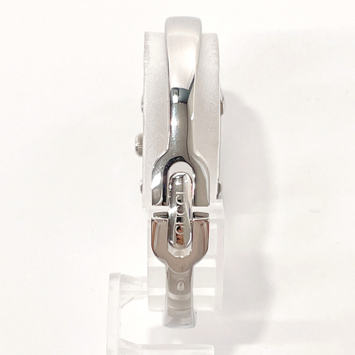 GUCCI Watches 6800L Bangle watch Stainless Steel/Stainless Steel Silver Silver Women Used