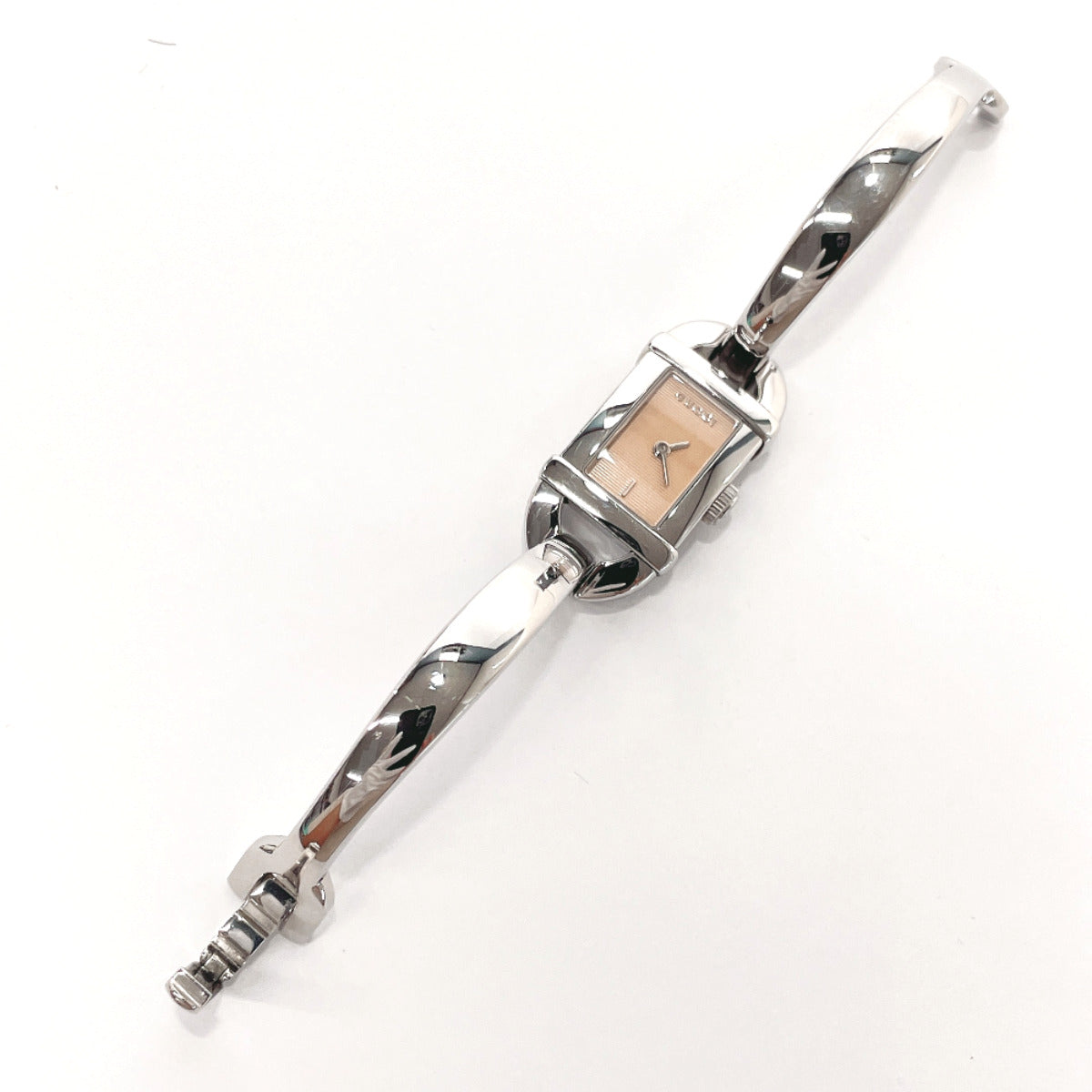 GUCCI Watches 6800L Bangle watch Stainless Steel/Stainless Steel Silver Silver Women Used
