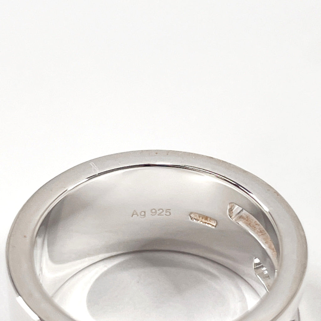 GUCCI Ring Branded Cutout G Silver925 #7.5(JP Size) Silver Women Used