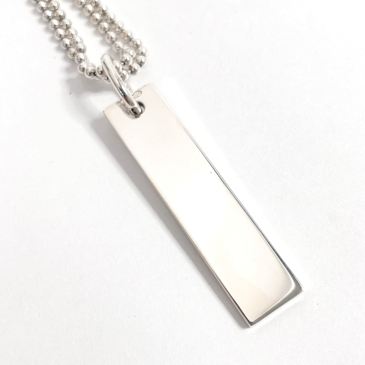 GUCCI Necklace plate Double Ball Chain Silver925 Silver unisex Used
