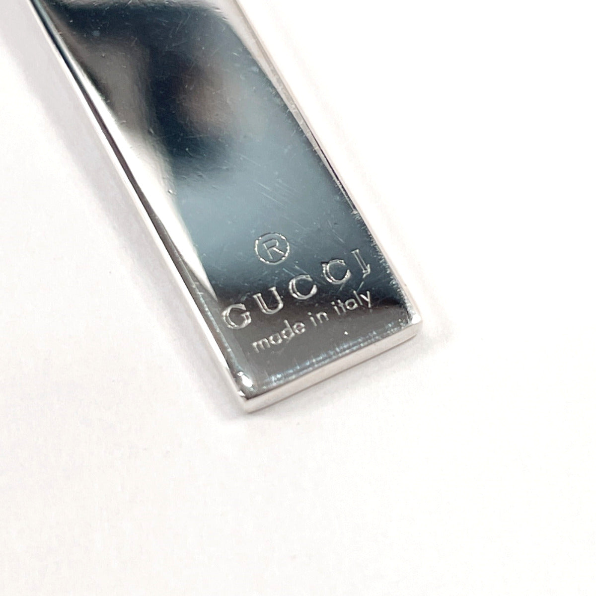 GUCCI Necklace plate Double Ball Chain Silver925 Silver unisex Used
