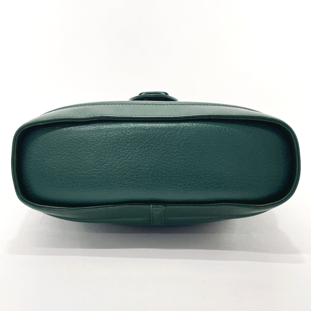 GUCCI Shoulder Bag 001・084・1200 Old Gucci leather green Women Used