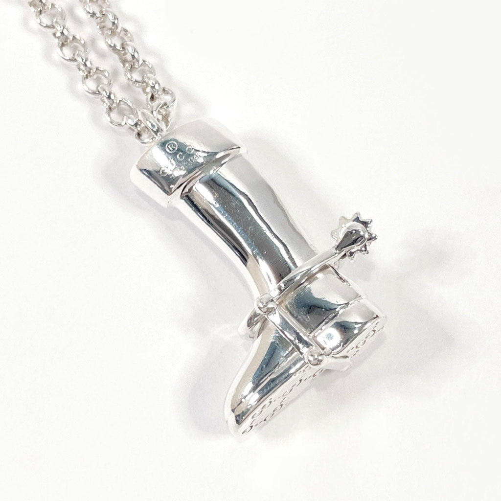 GUCCI Necklace boots Silver925 Silver unisex Used
