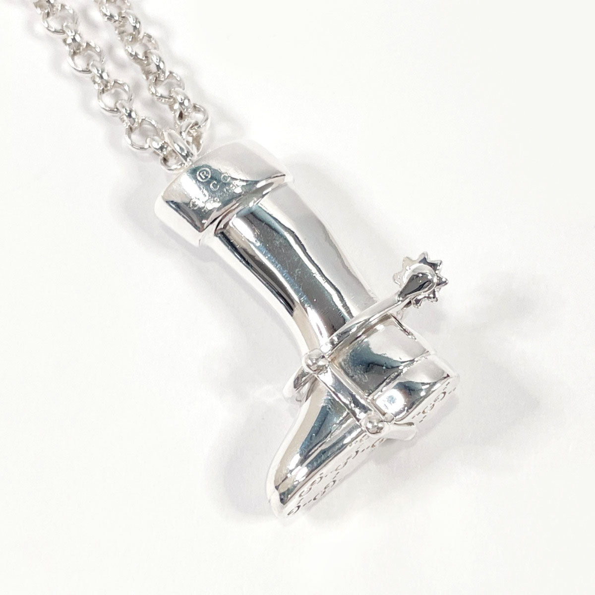 GUCCI Necklace boots Silver925 Silver unisex Used