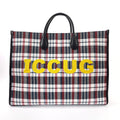 GUCCI Tote Bag 659980 Large tote Embroidery canvas/leather multicolor Women Used