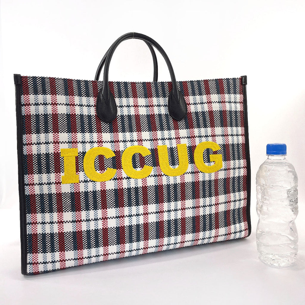 GUCCI Tote Bag 659980 Large tote Embroidery canvas/leather multicolor Women Used