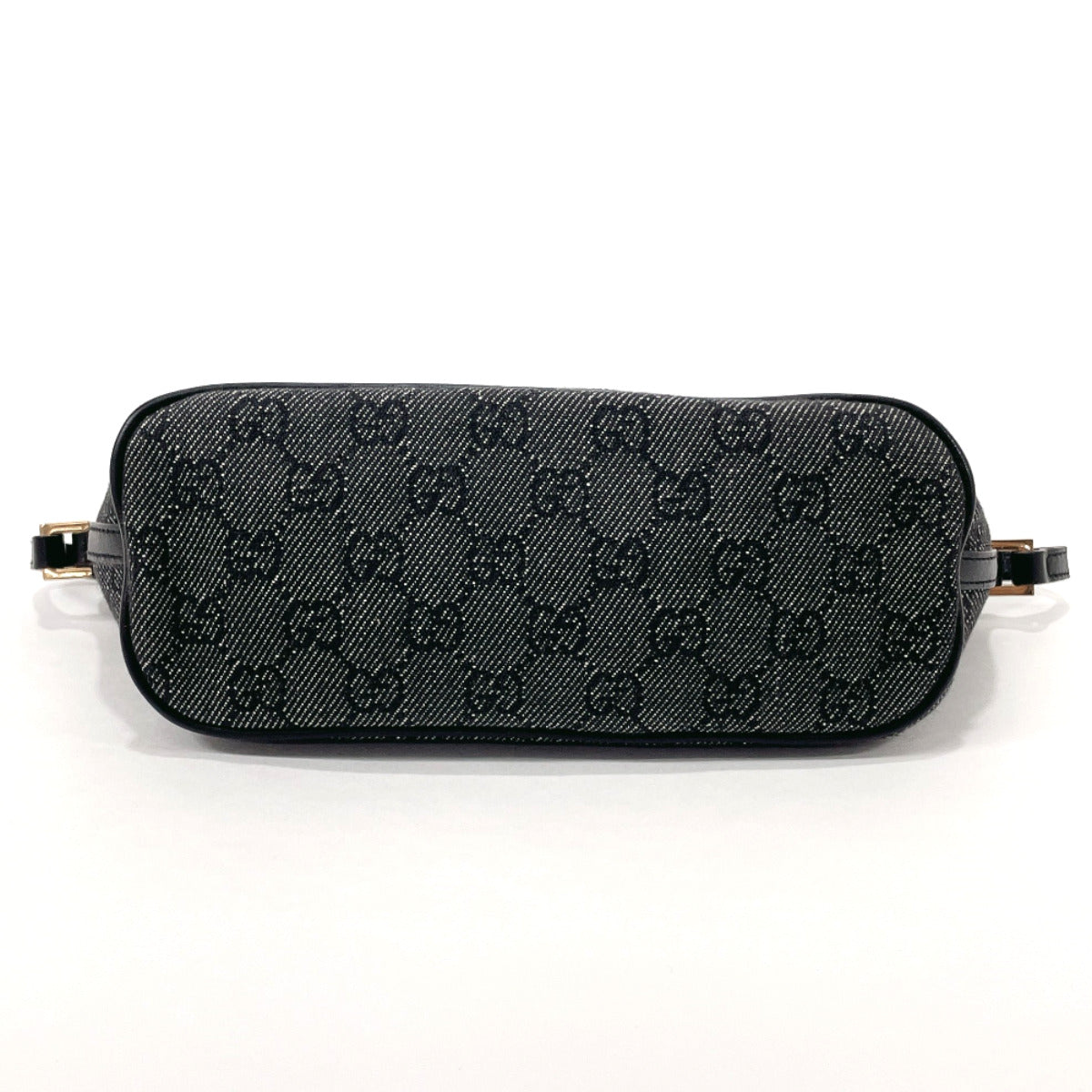 GUCCI Pouch 07198 Accessory pouch GG canvas Black Women Used