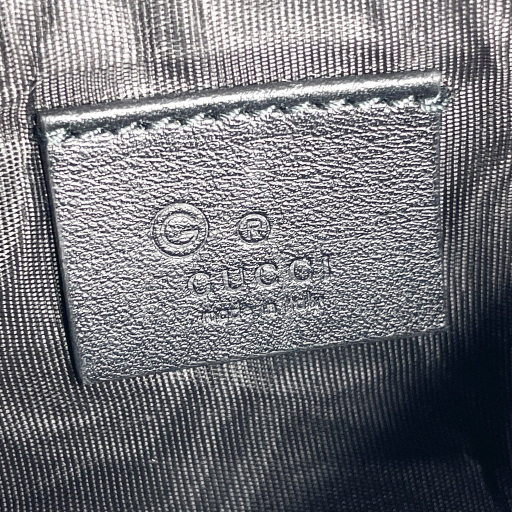 GUCCI coin purse 544476 Micro Guccisima Sima leather Black mens Used