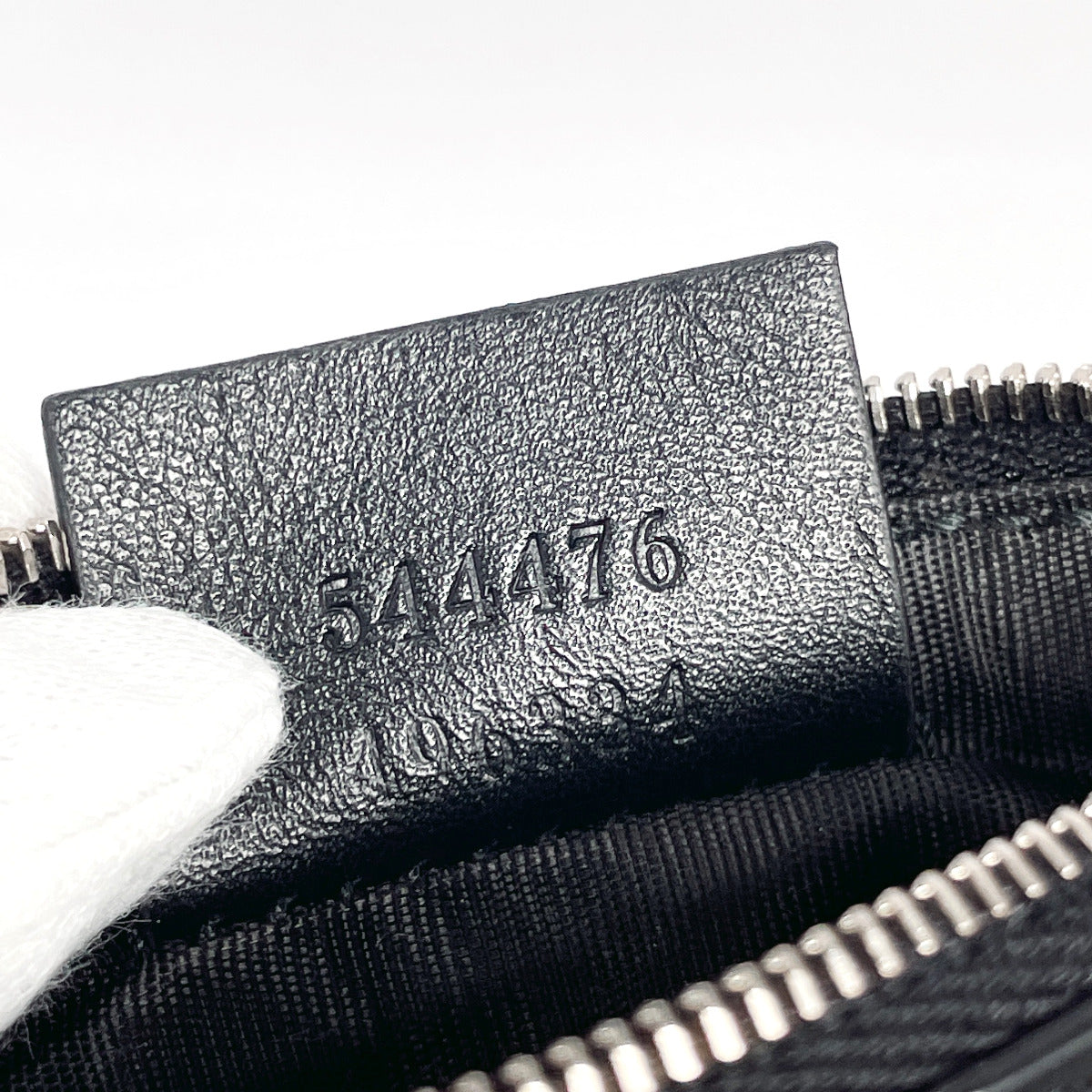 GUCCI coin purse 544476 Micro Guccisima Sima leather Black mens Used