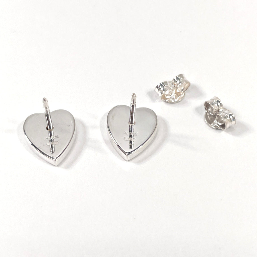 GUCCI earring Trademark heart shape Silver925 Silver Women Used