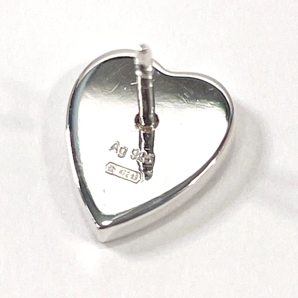 GUCCI earring Trademark heart shape Silver925 Silver Women Used