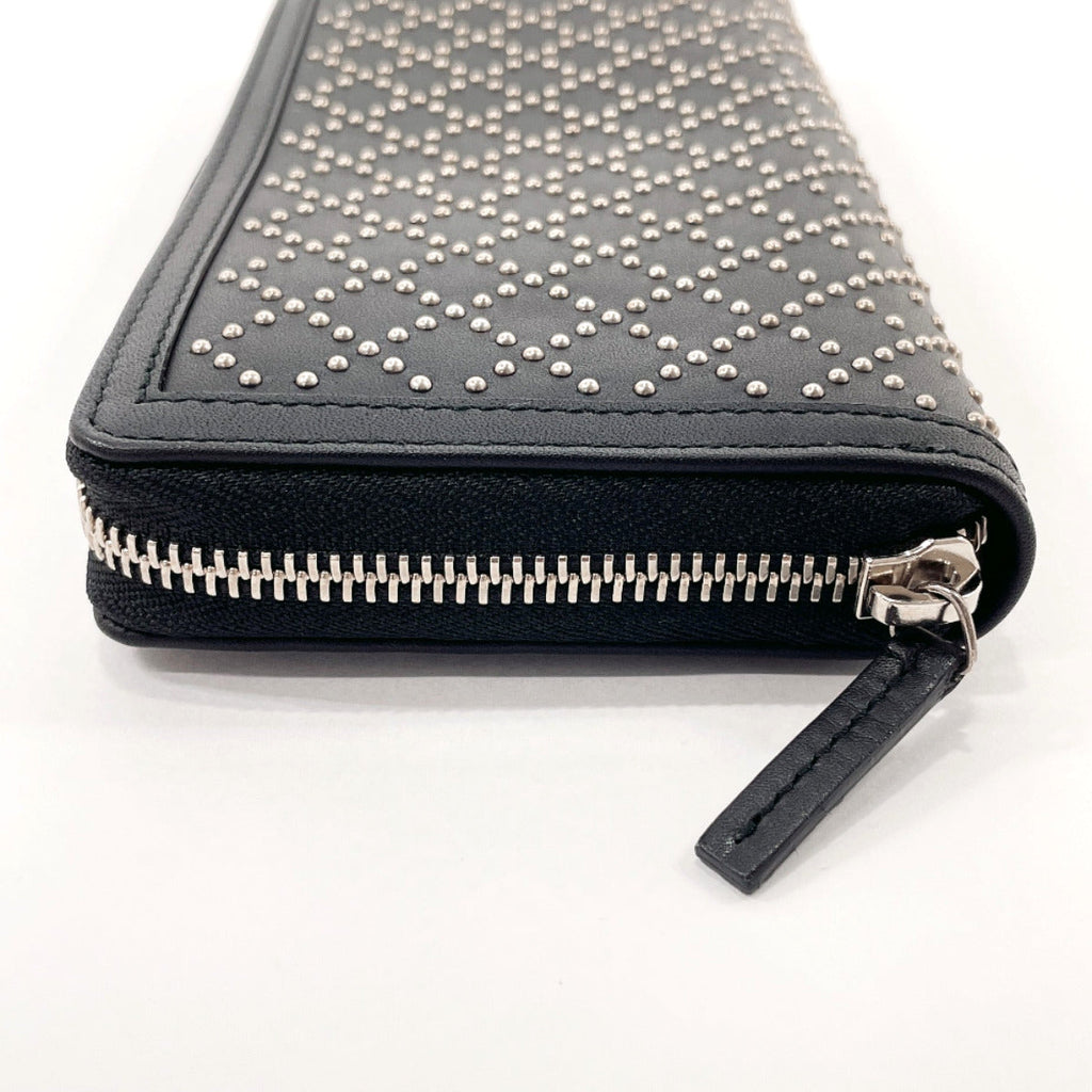 GUCCI purse 295608 Diamante leather Black unisex Used