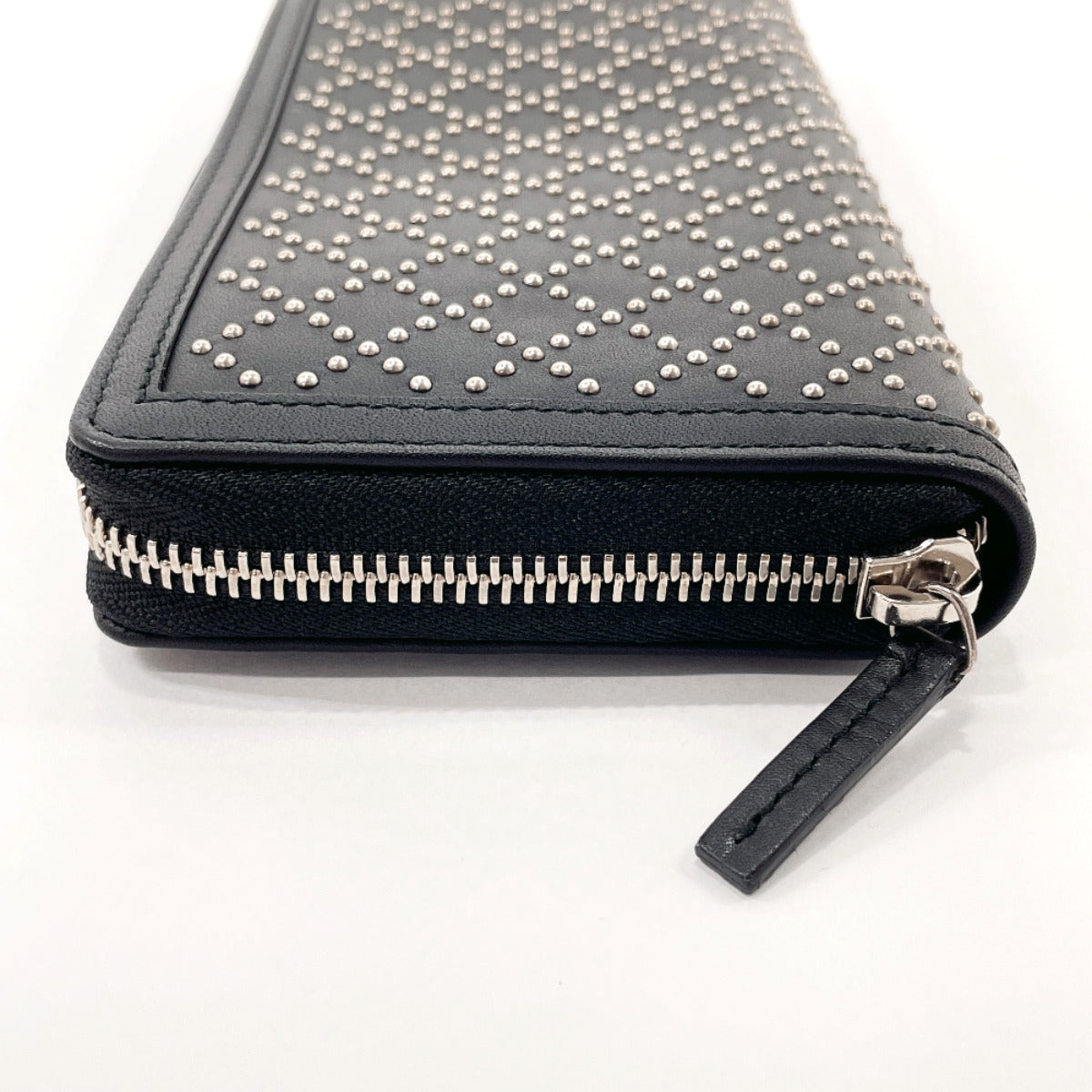 GUCCI purse 295608 Diamante leather Black unisex Used