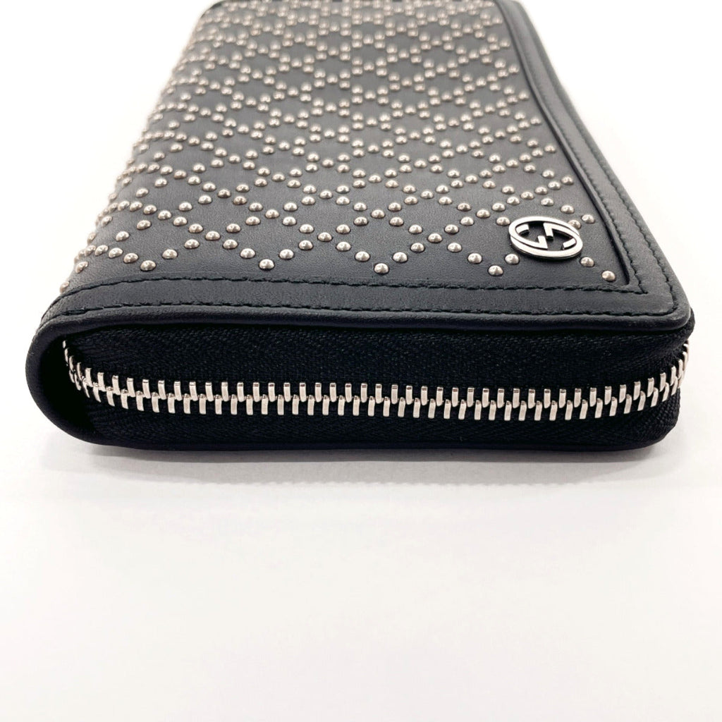 GUCCI purse 295608 Diamante leather Black unisex Used