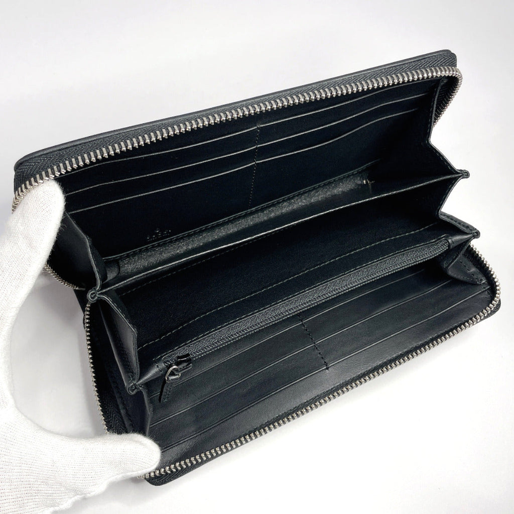 GUCCI purse 295608 Diamante leather Black unisex Used
