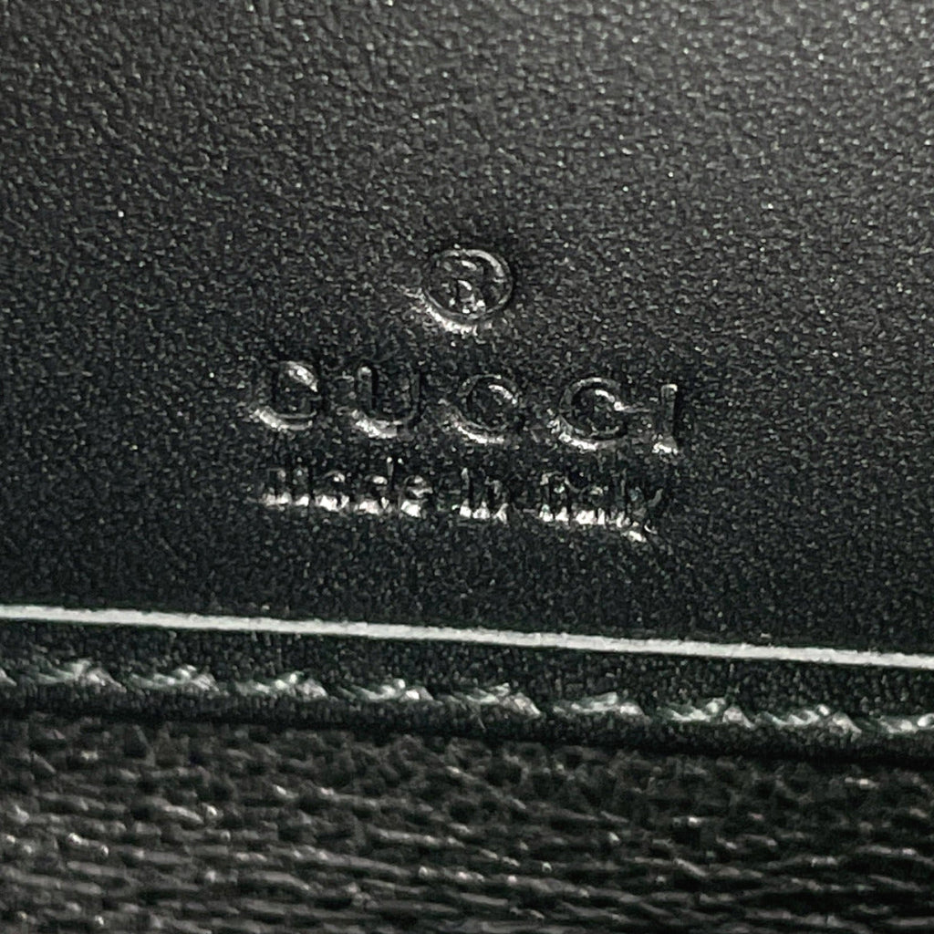 GUCCI purse 295608 Diamante leather Black unisex Used