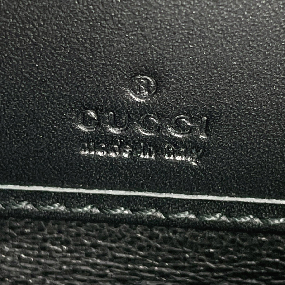 GUCCI purse 295608 Diamante leather Black unisex Used