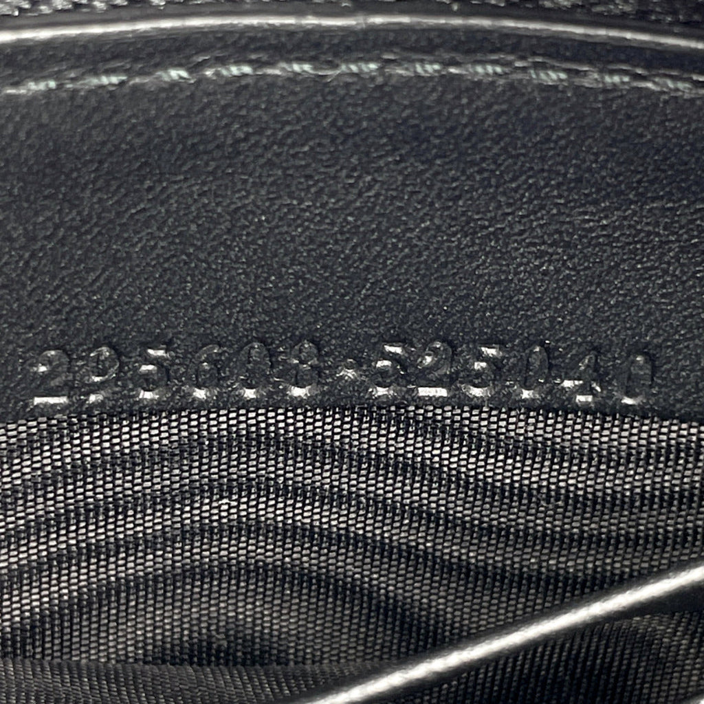 GUCCI purse 295608 Diamante leather Black unisex Used