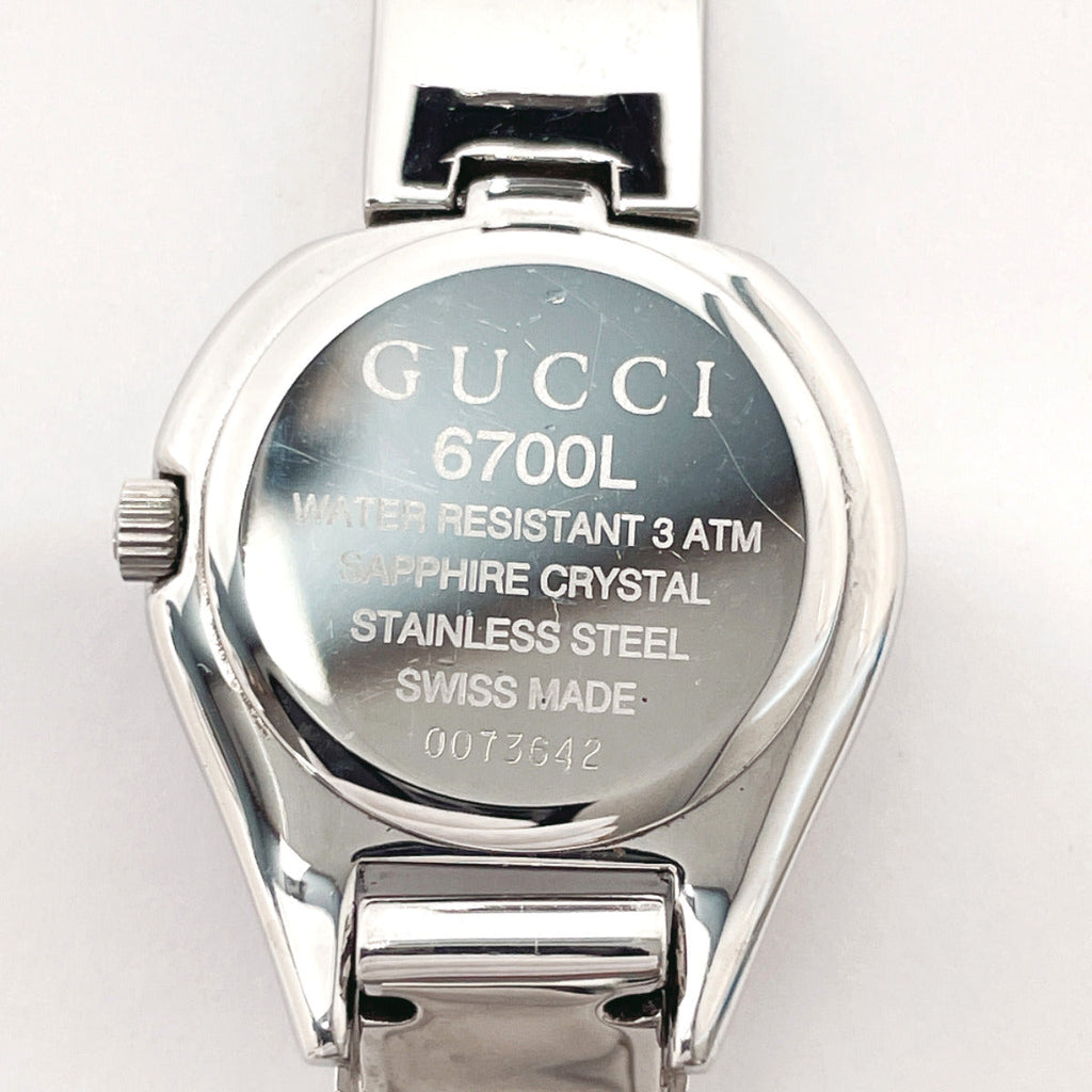 GUCCI Watches 6700L Stainless Steel/Stainless Steel Silver Women Used